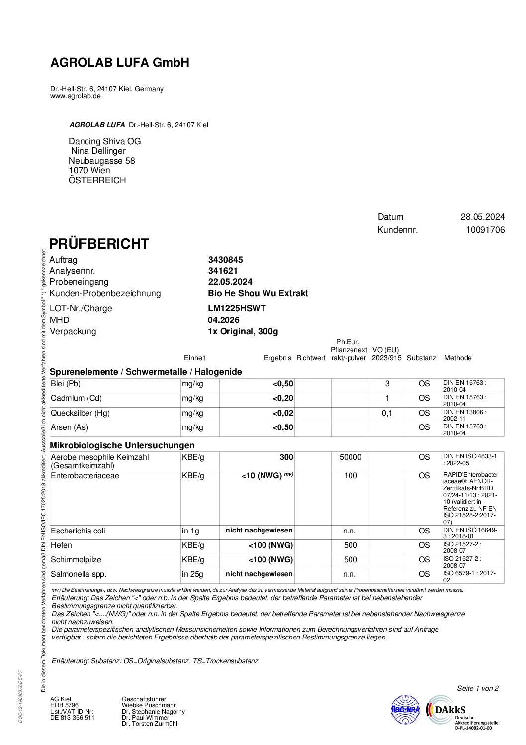 He Shou Wu Extrakt Pulver 20:1 Bio – Bild 4